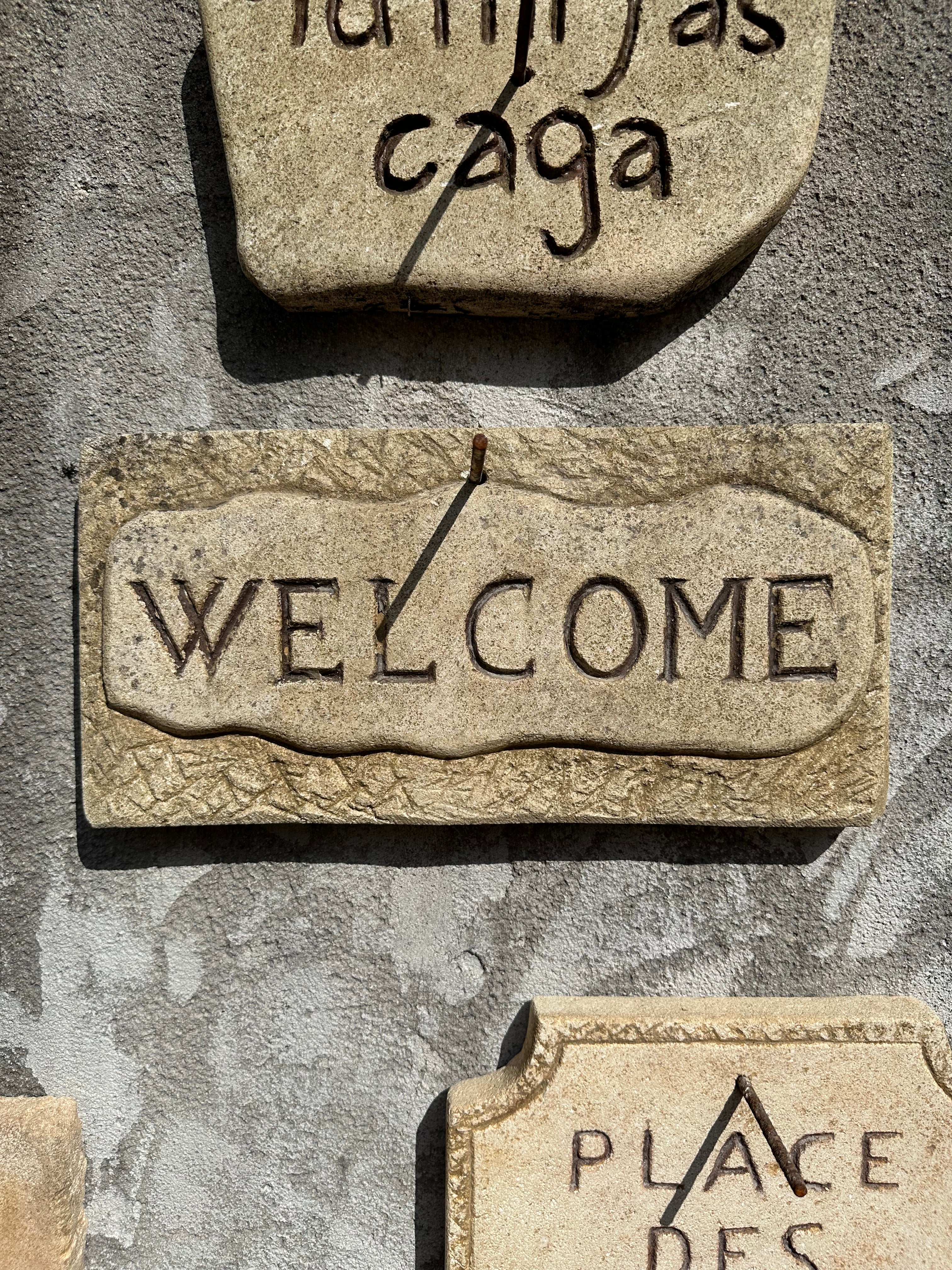 Plaques en pierre naturelle