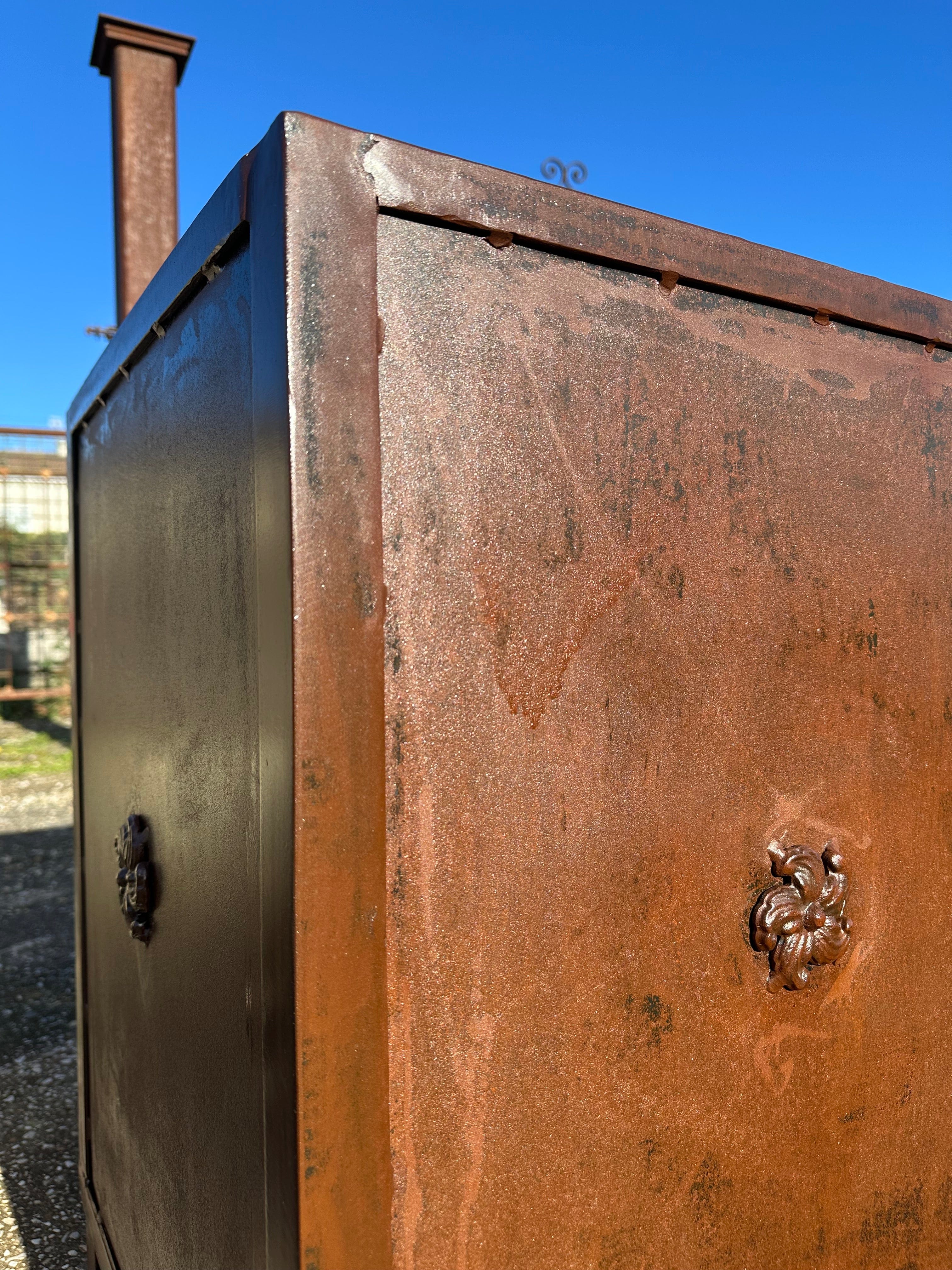 Bacs à oranger en fer forgé artisanal