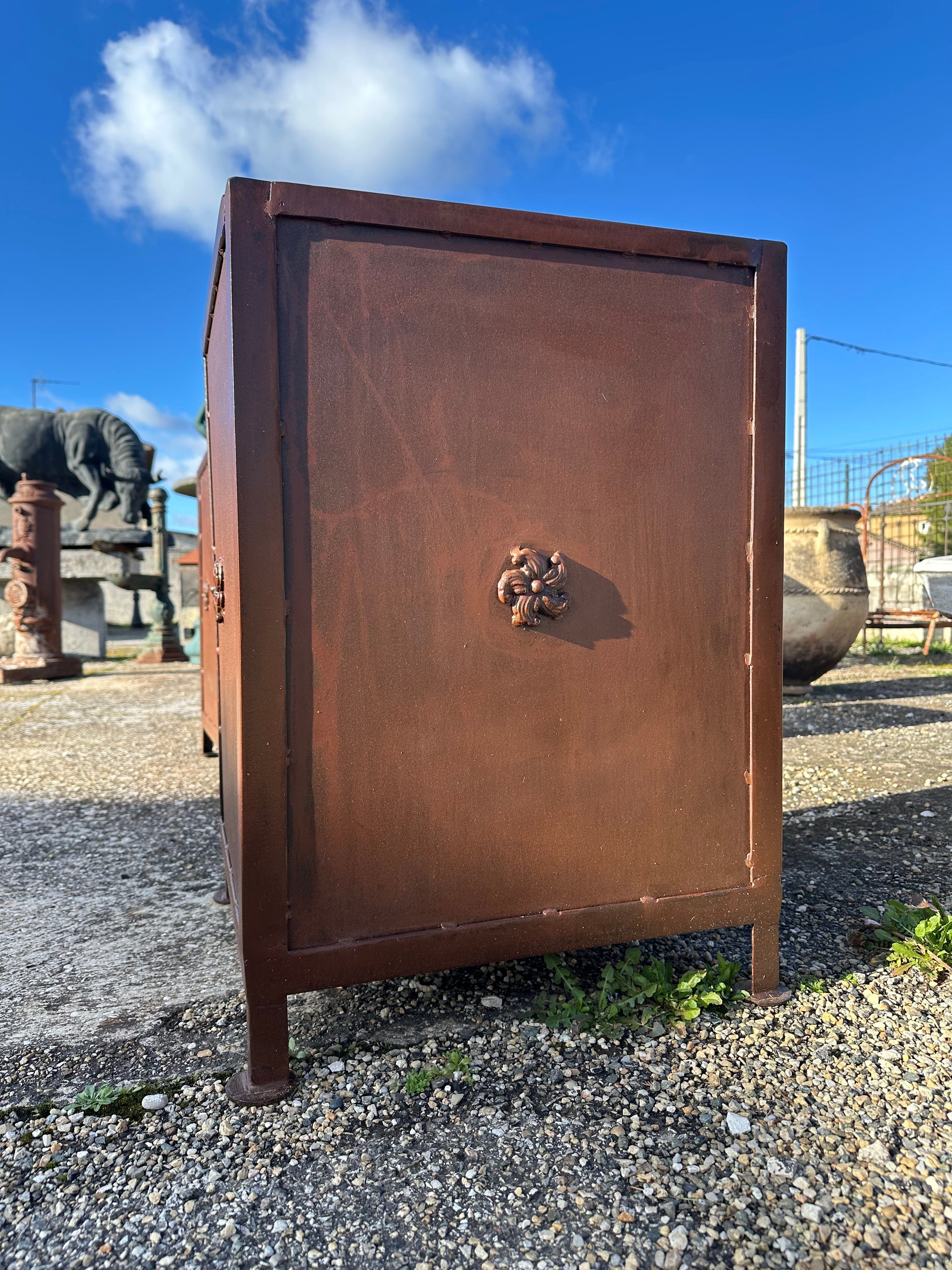 Bacs à oranger en fer forgé artisanal