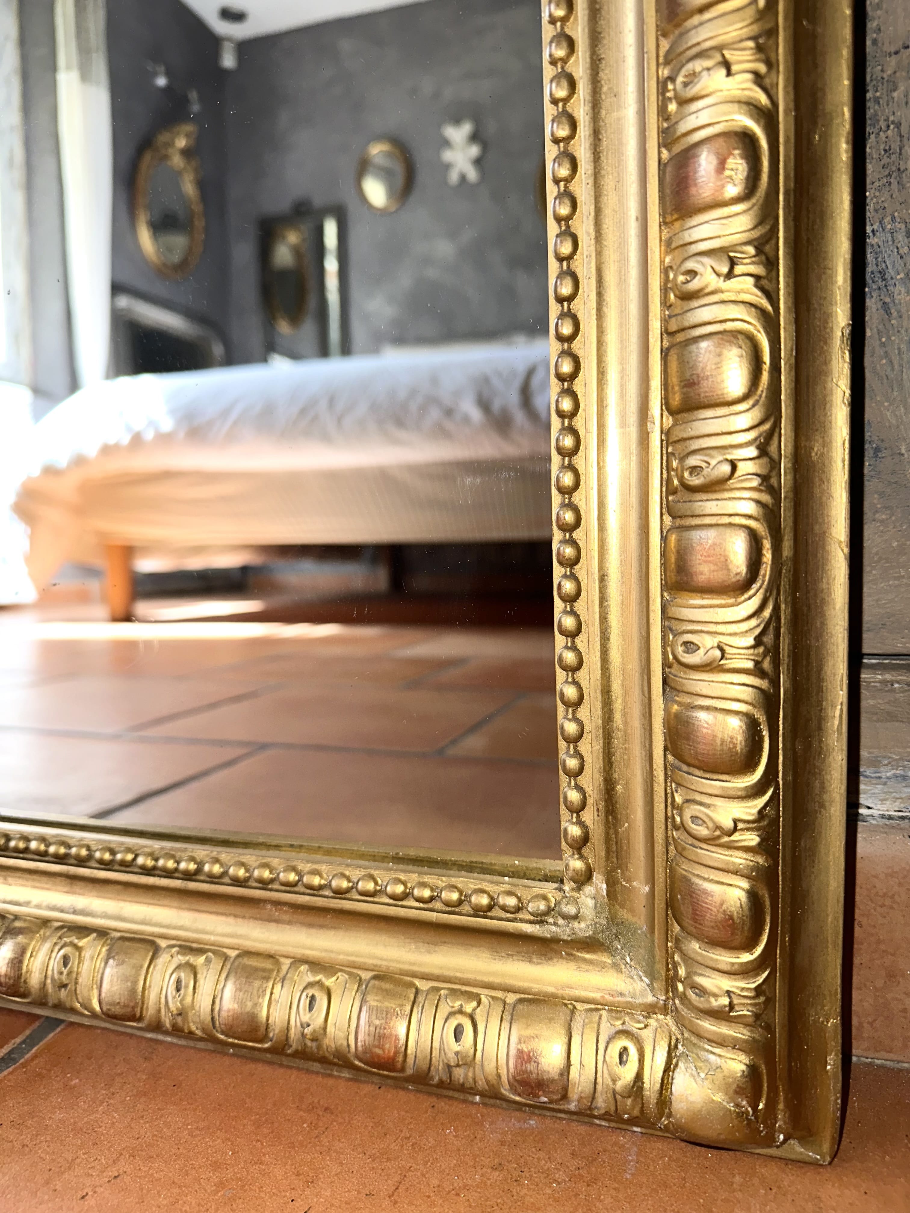 Charly - Miroir Louis-Philippe doré XIXème
