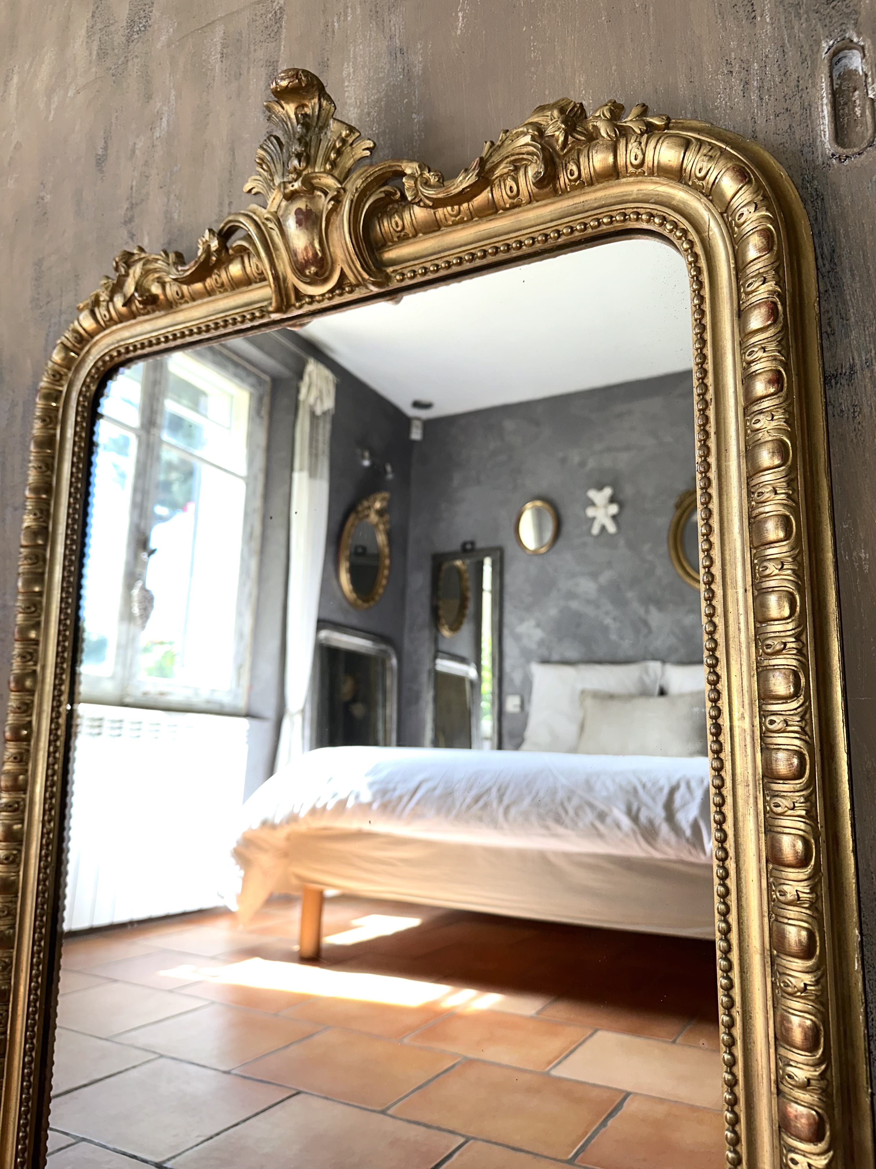 Charly - Miroir Louis-Philippe doré XIXème