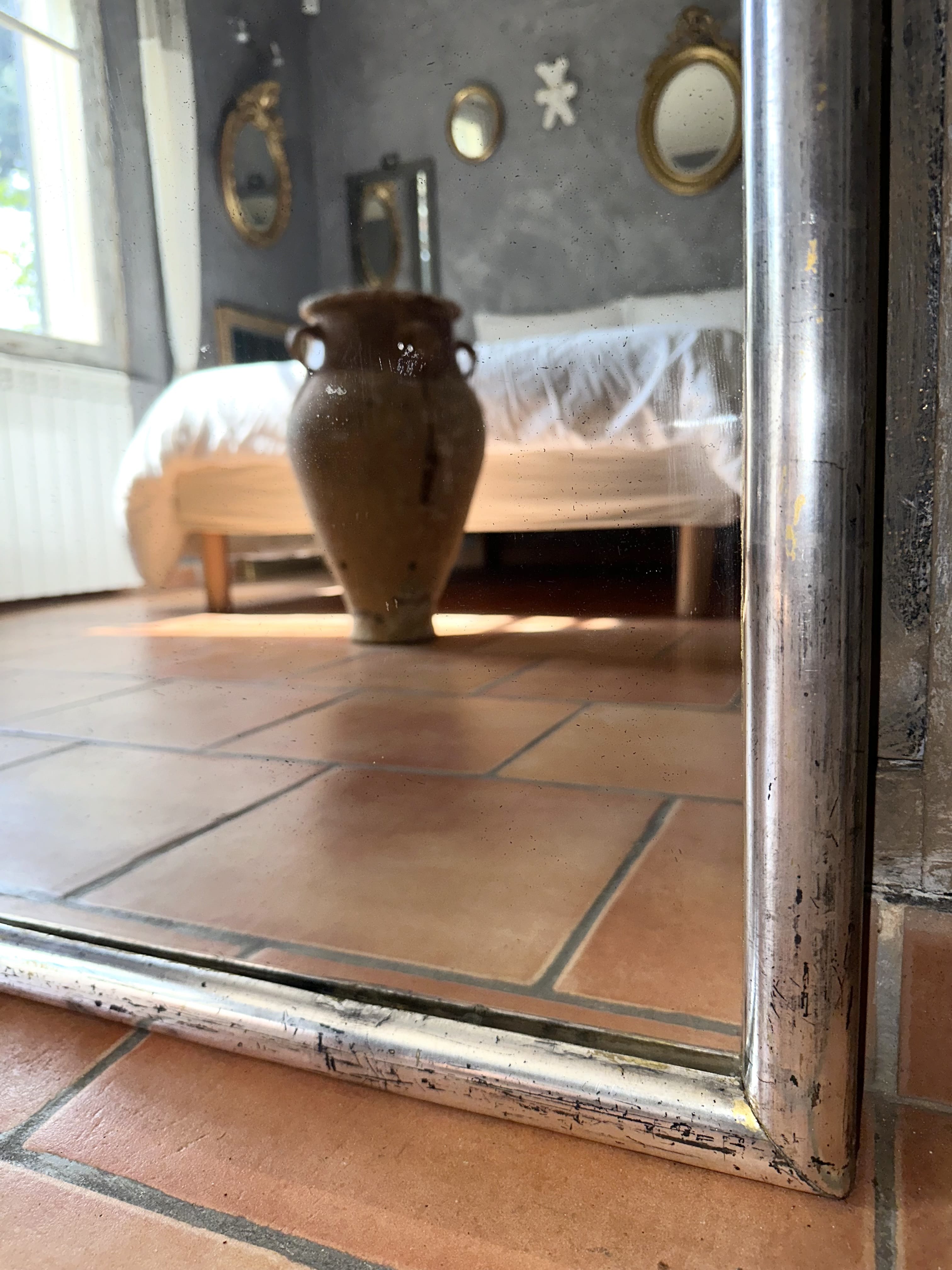 Martin - Miroir bistrot argenté XIXème