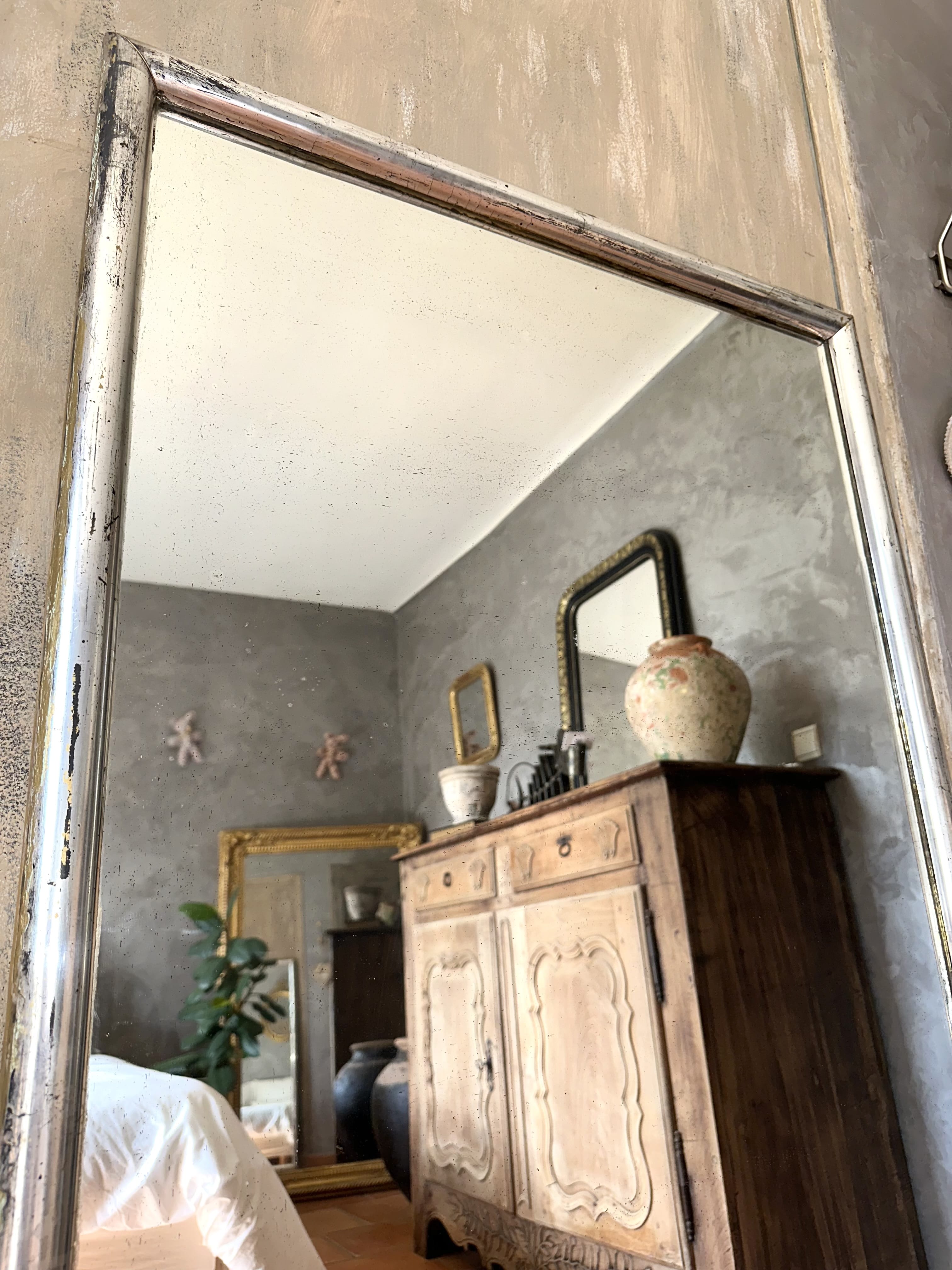 Martin - Miroir bistrot argenté XIXème