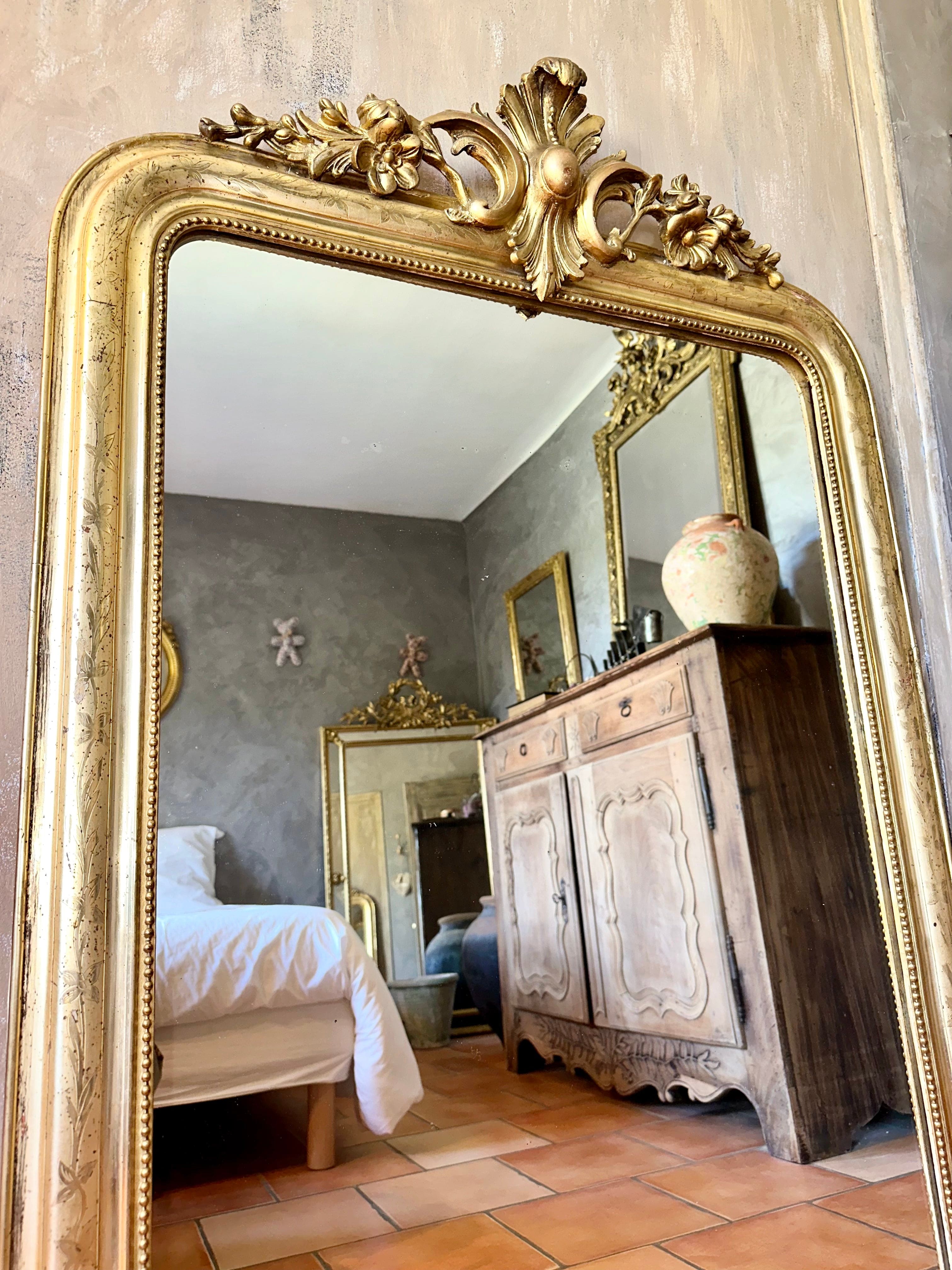 Miroir ancien ALEXANDRE