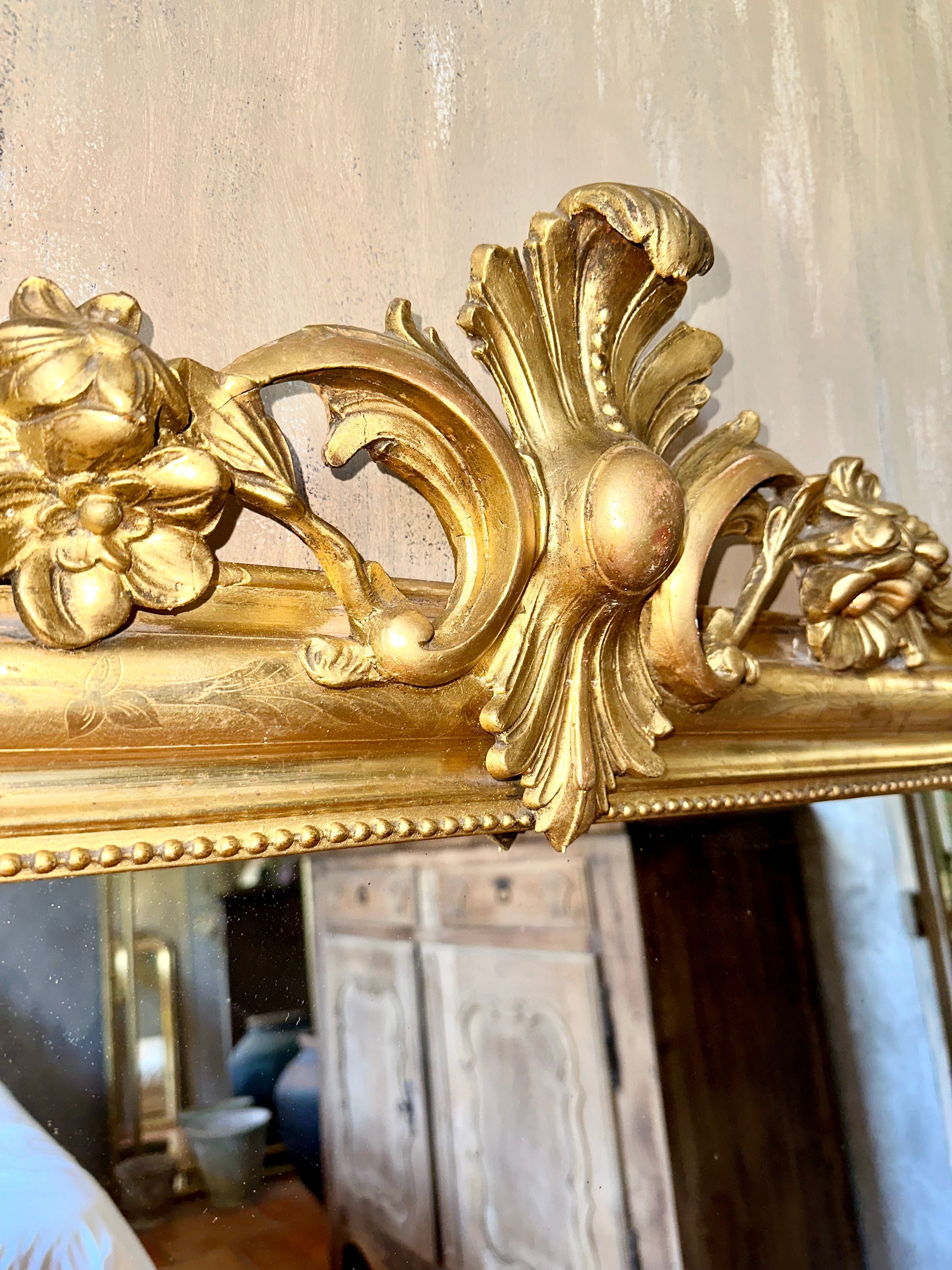 Miroir ancien ALEXANDRE