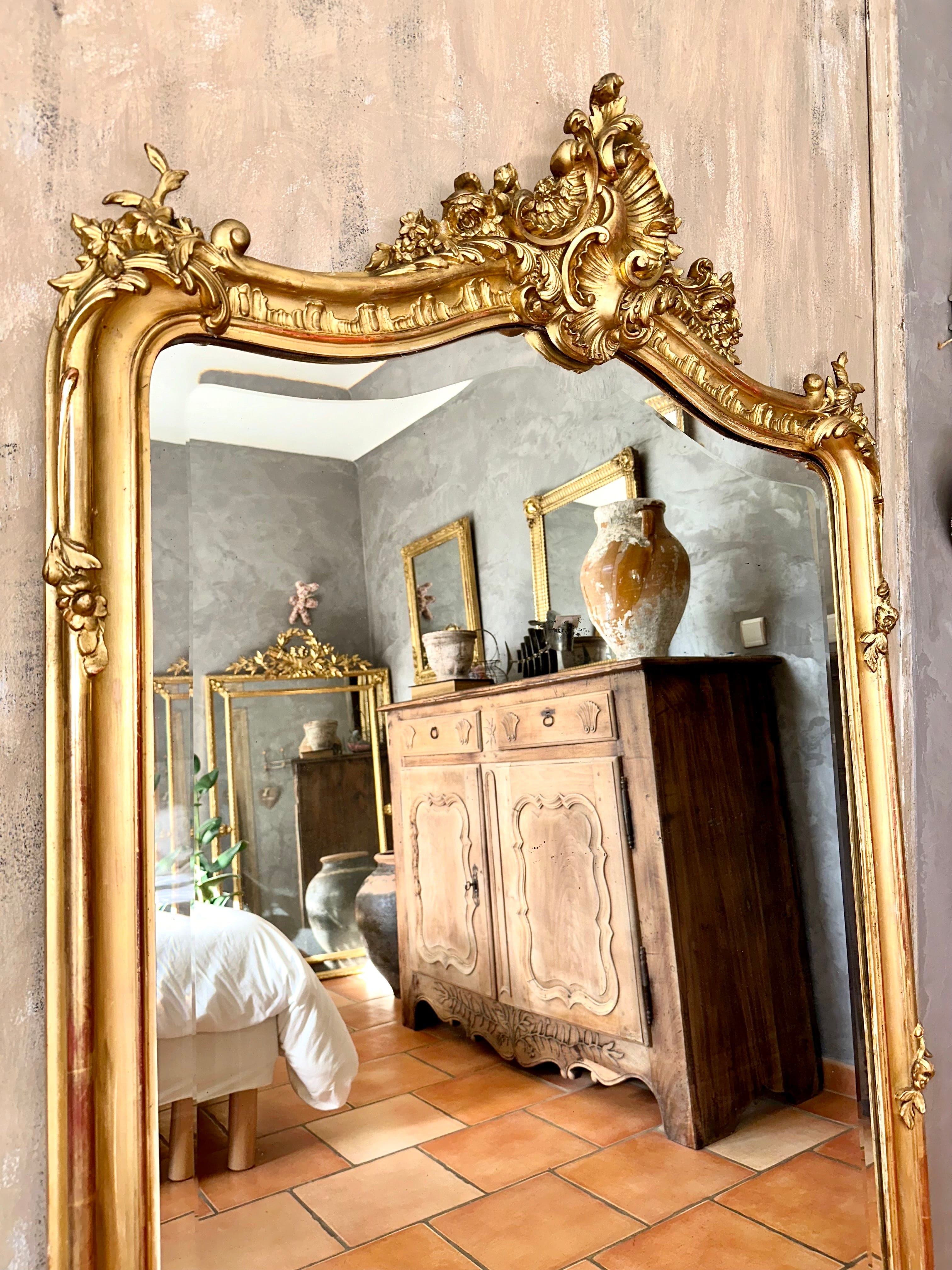 Miroir ancien BASILE