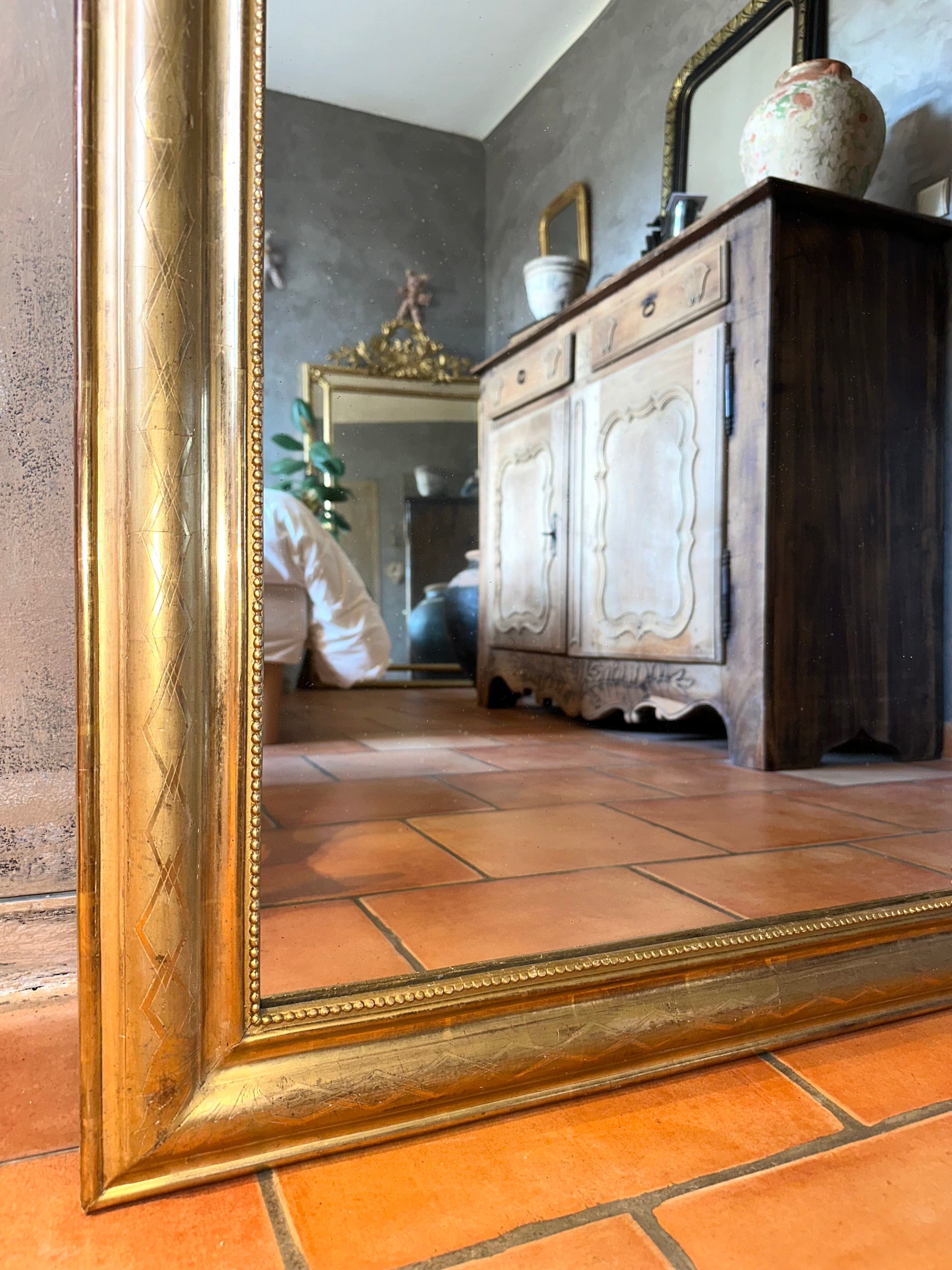 Miroir ancien HORTENSE