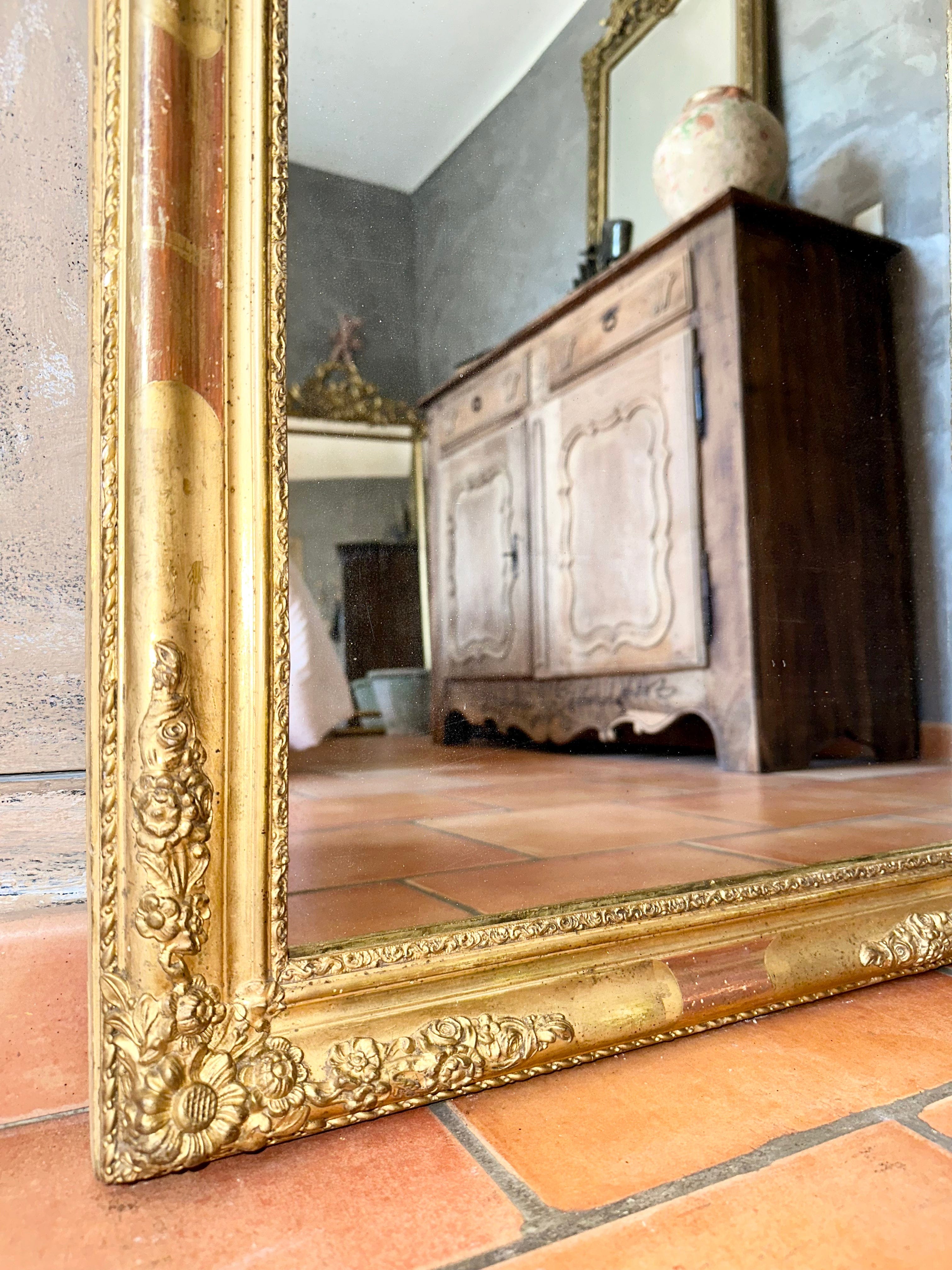 Miroir ancien LÉONARD