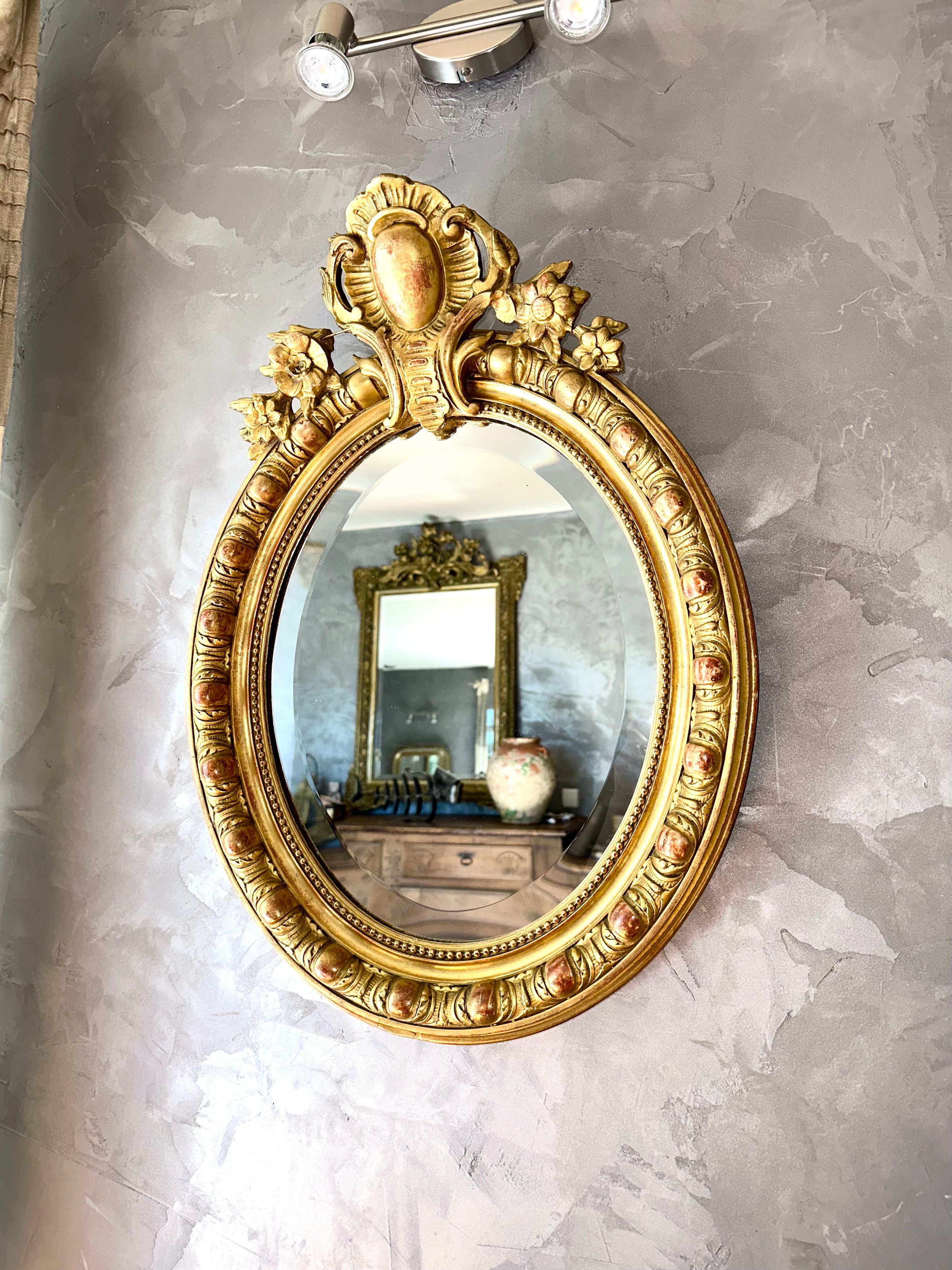 Miroir ancien LÉONOR