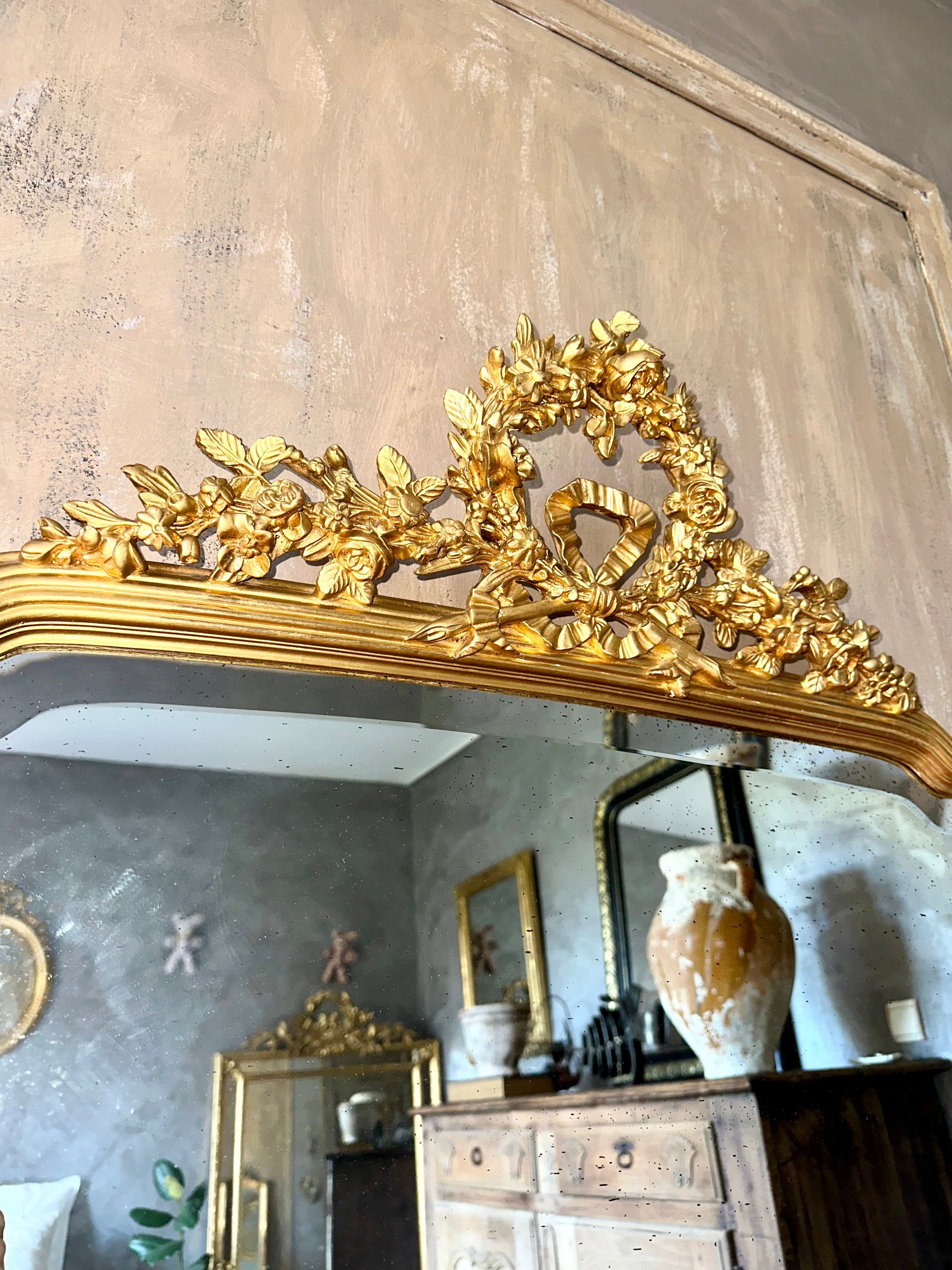 Miroir ancien PRUNE