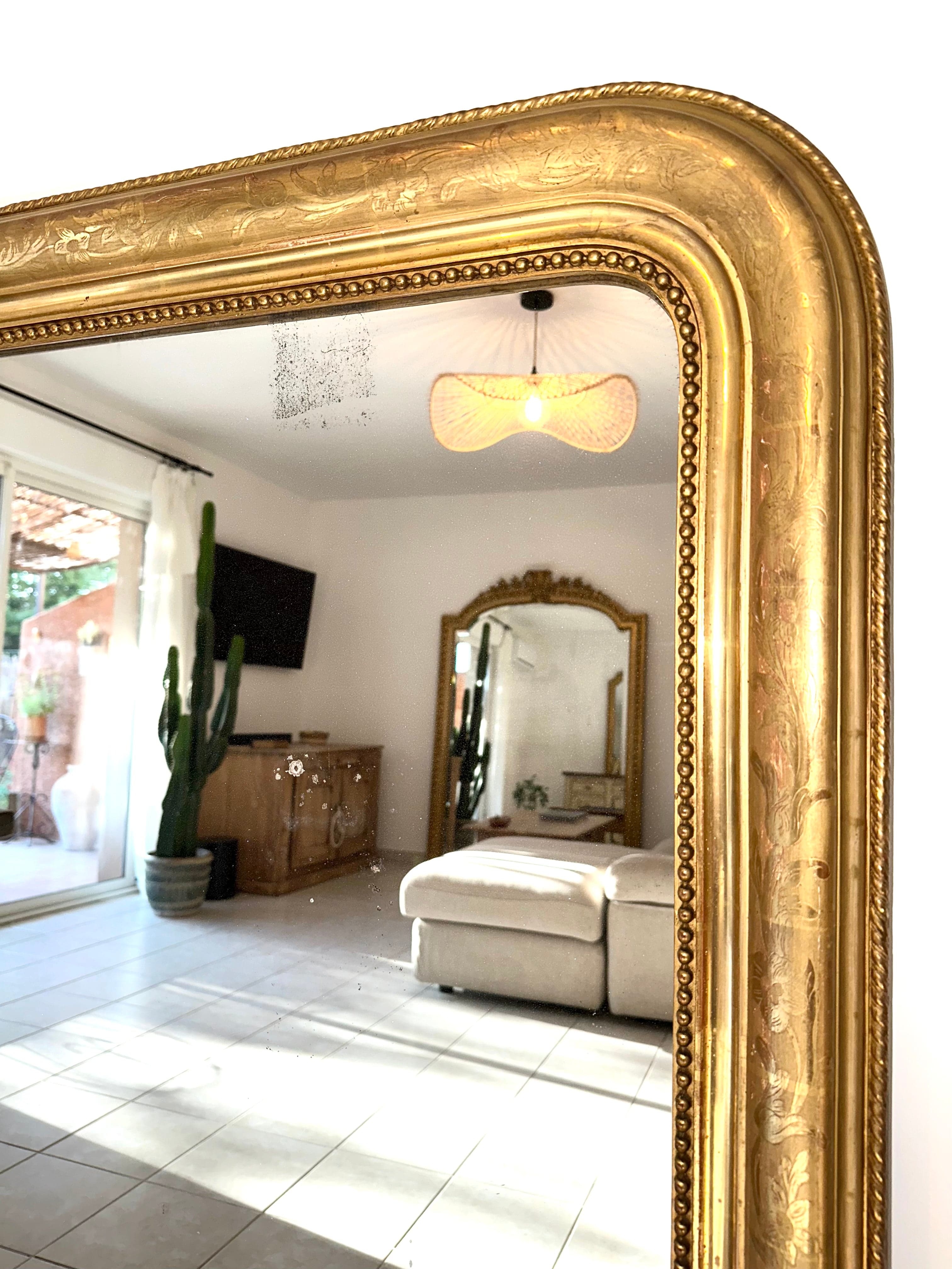 Miroir ancien ROMÉO
