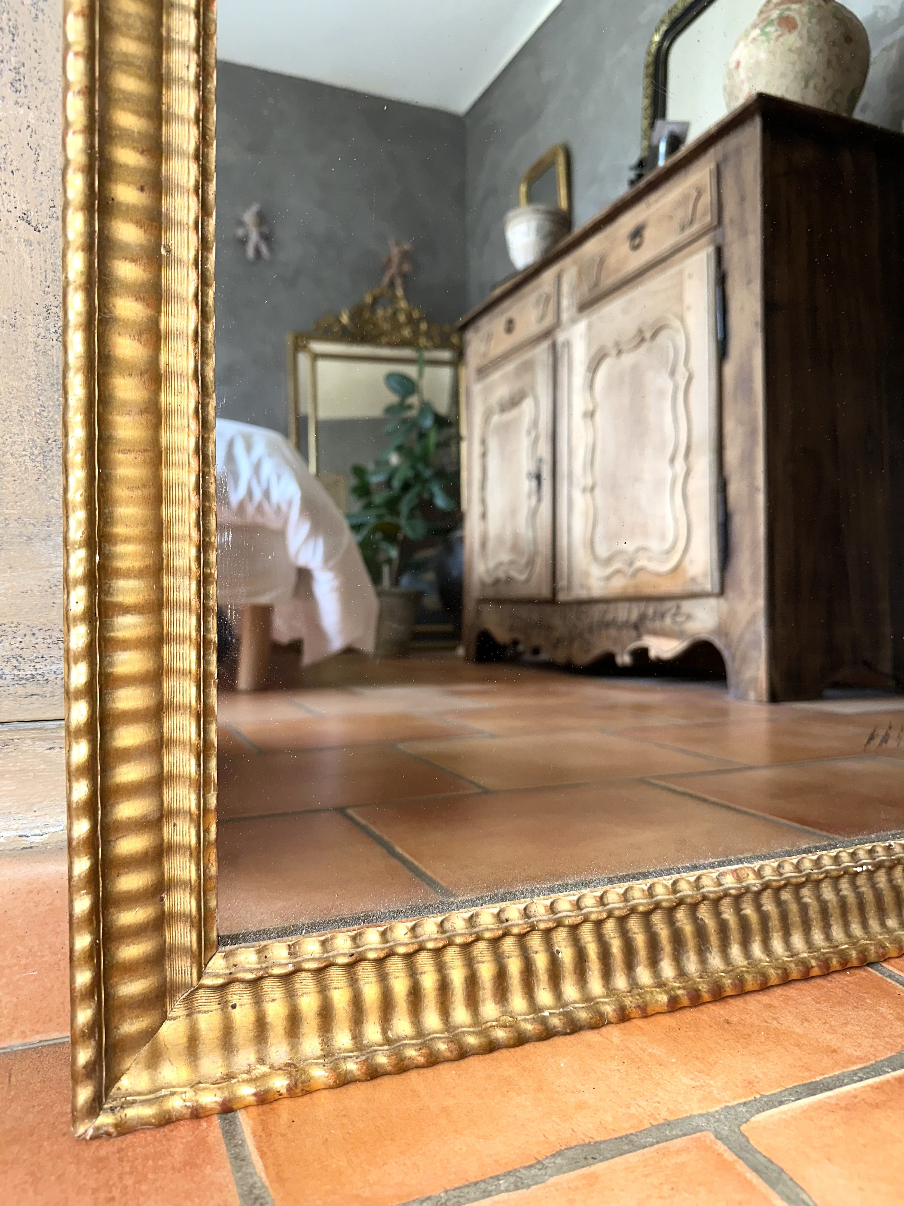 Octave - Miroir Napoléon III doré XIXème
