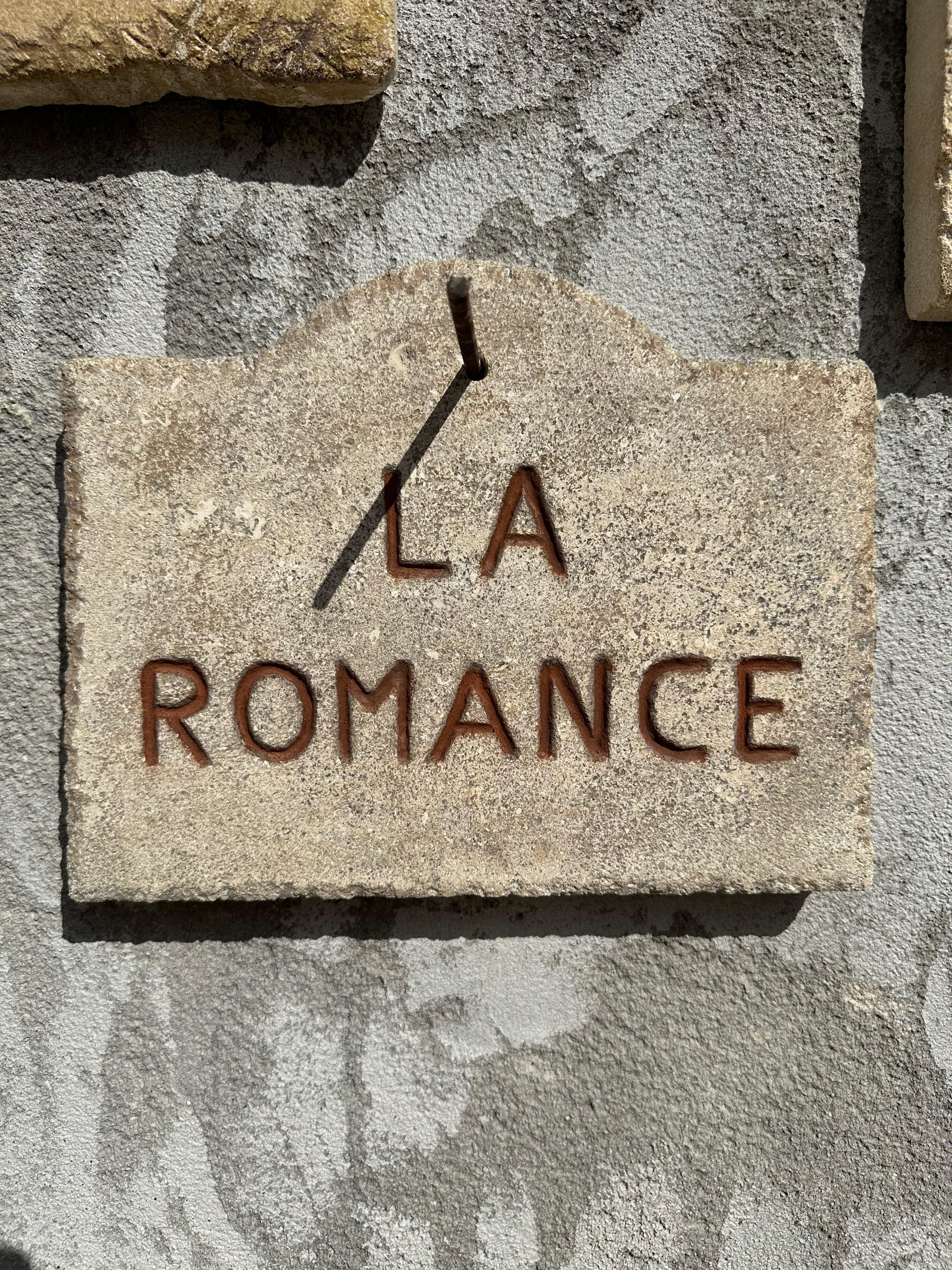 Plaques en pierre naturelle La romance 30 x 23 cm