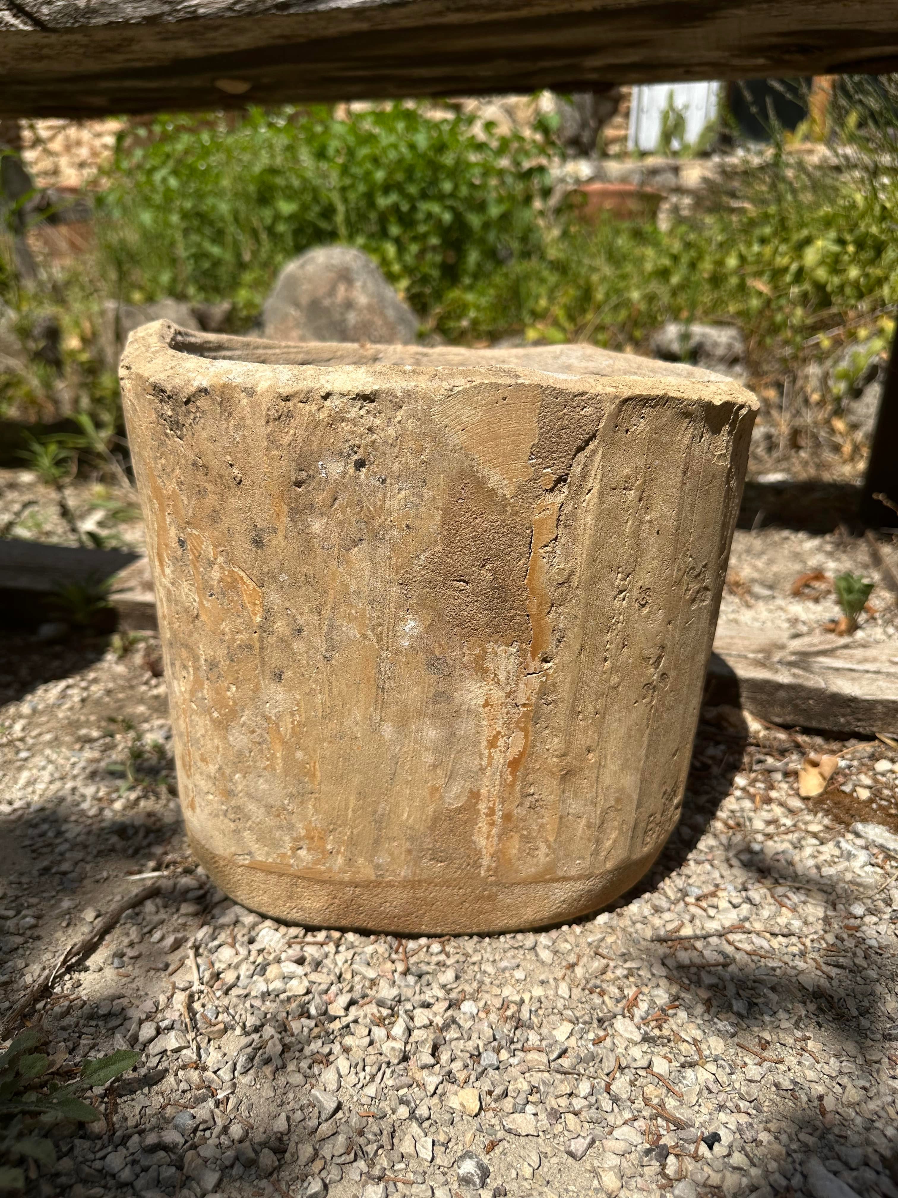 Pot en tuiles Provençales 4 | diamètre 25 ; hauteur 25 cm