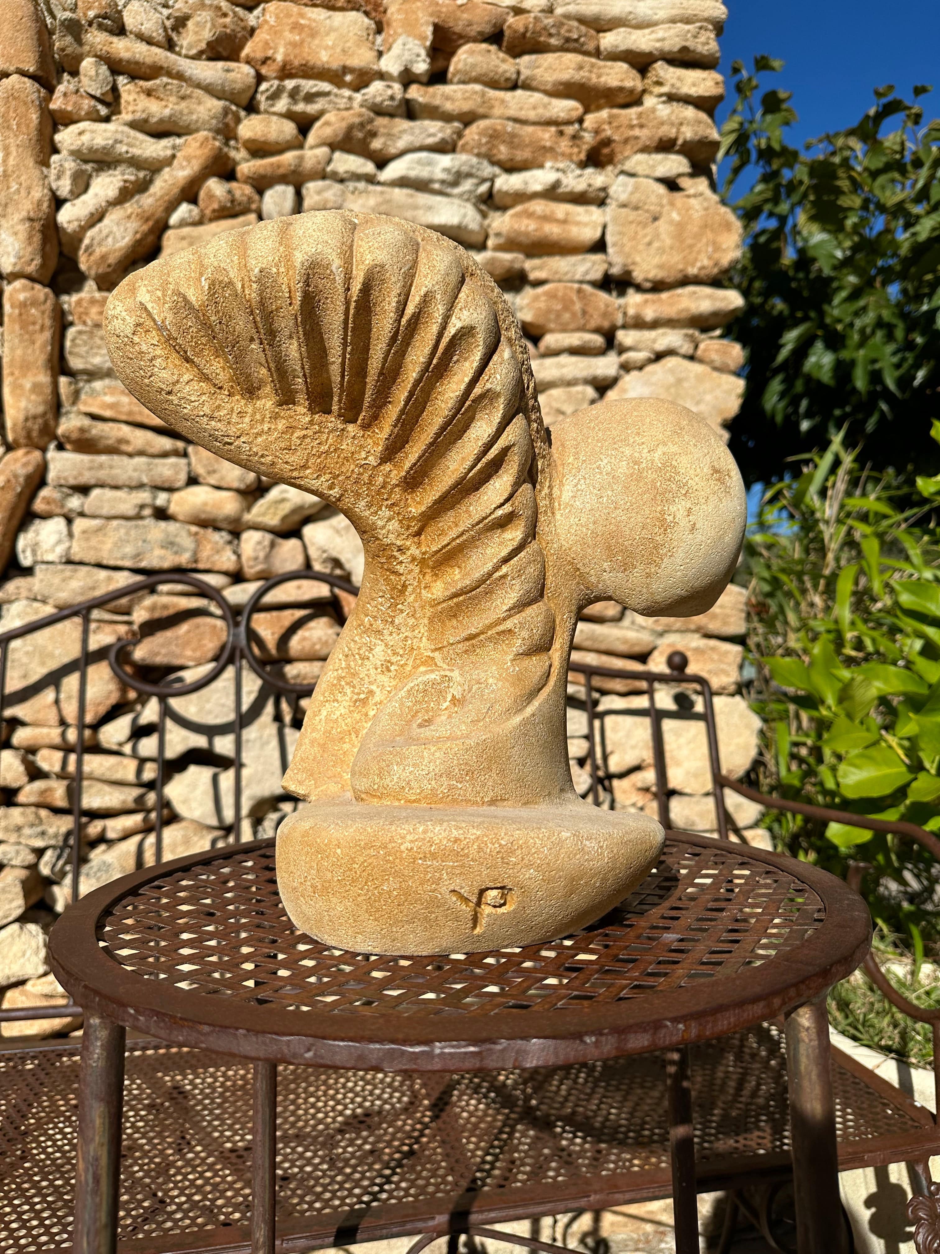 Sculpture en pierre naturelle