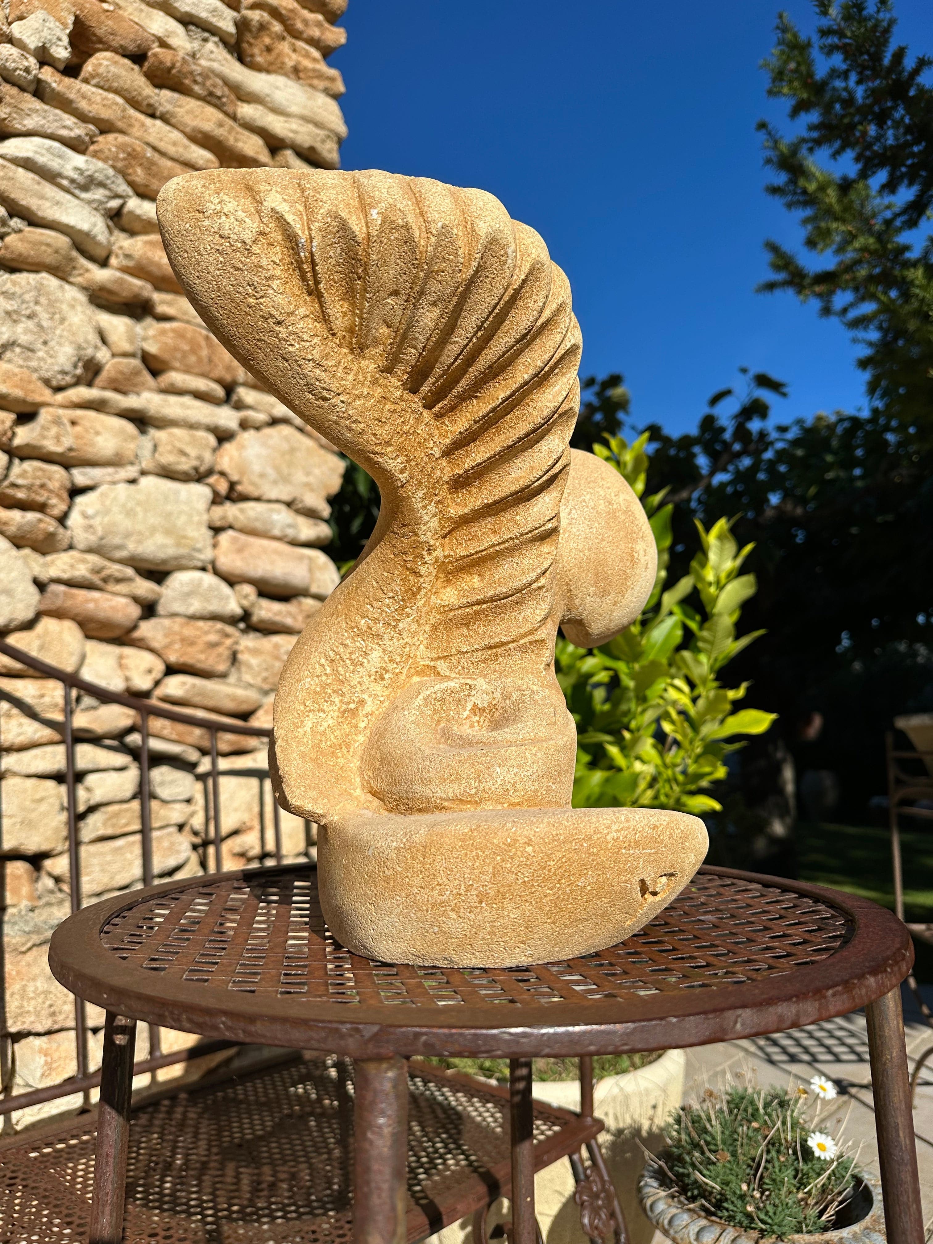 Sculpture en pierre naturelle